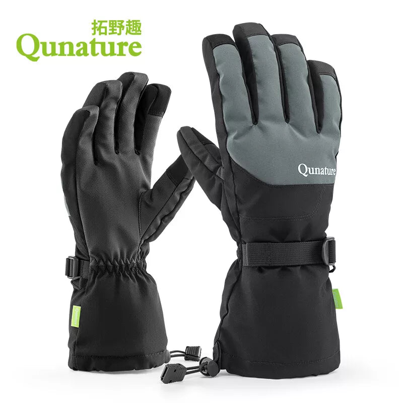 Qunature Winter-Skihandschuhe Touchscreen wasserdichte Handschuhe Schnee