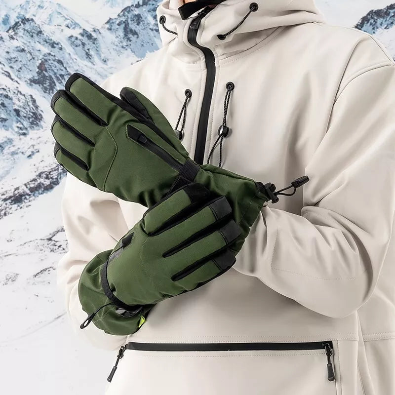 Qunature Handschuhe Winter-Ski-/Schneehandschuhe winddicht für Fahrrad/Motorrad XS- XL