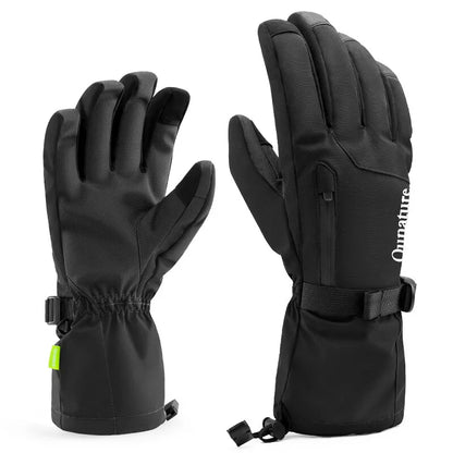 Qunature Handschuhe Winter-Ski-/Schneehandschuhe winddicht für Fahrrad/Motorrad XS- XL