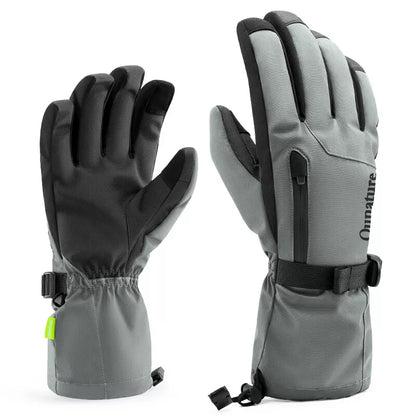 Qunature Handschuhe Winter-Ski-/Schneehandschuhe winddicht für Fahrrad/Motorrad XS- XL