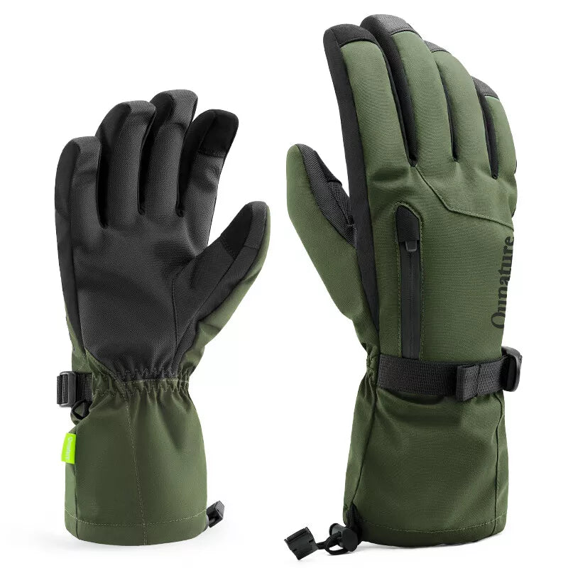 Qunature Handschuhe Winter-Ski-/Schneehandschuhe winddicht für Fahrrad/Motorrad XS- XL