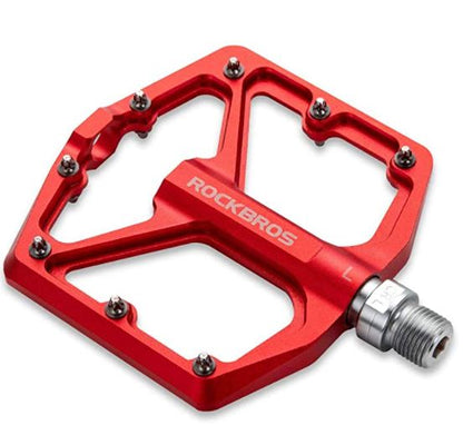 ROCKBROS Fahrradpedale Rennrad Pedale Aluminium Platform Pedale Ultraleicht Antirutsch Fahrrad Pedale 9/16 Zoll