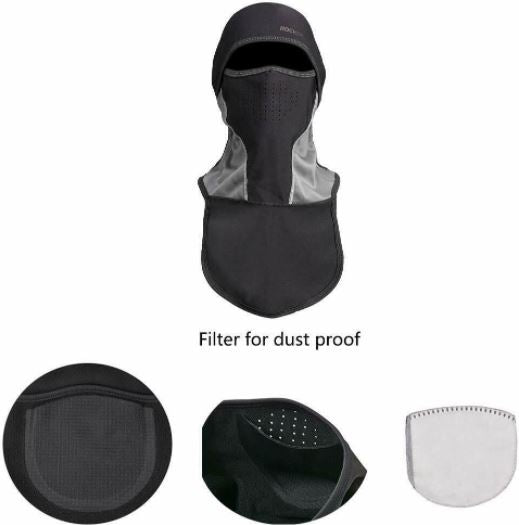 ROCKBROS Sturmhaube Balaclava Fahrrad Maske Motorrad Anti-Staub Mit Filter