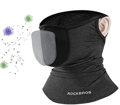 ROCKBROS Halstuch Balaclavas Schlauchtuch Hochelastisch Atmungsaktiv Multifunktionstuch UPF 50+ Kühl Radfahren Halbe Sturmhaube Herren/Damen