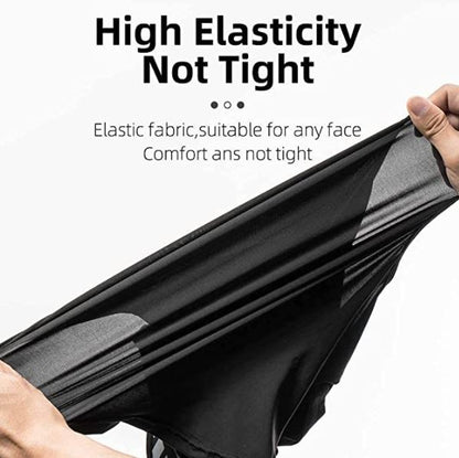 ROCKBROS Halstuch Balaclavas Schlauchtuch Hochelastisch Atmungsaktiv Multifunktionstuch UPF 50+ Kühl Radfahren Halbe Sturmhaube Herren/Damen