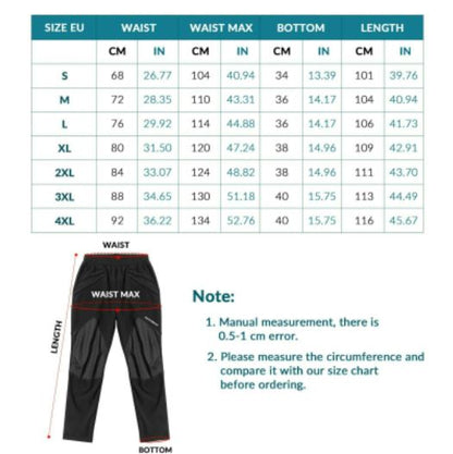 ROCKBROS Winter Hose Herren Radhose Winddicht Thermo Fahrradhose M-4XL