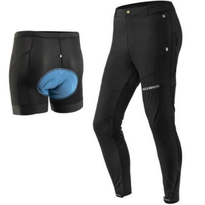 ROCKBROS Herren Radhose mit gepolsterte Rennrad kurzhose MTB Fahrradhose
