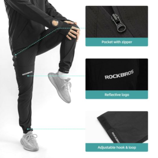 ROCKBROS Herren Radhose mit gepolsterte Rennrad kurzhose MTB Fahrradhose