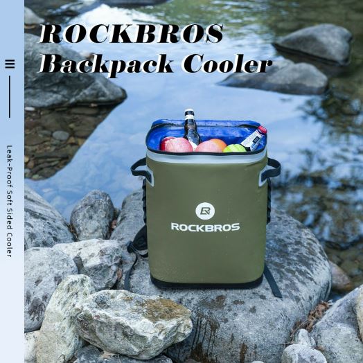 ROCKBROS 20L Kühltasche Wasserdicht Kühlbox Camping Kühlschrank Picknicktasche
