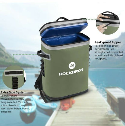 ROCKBROS 20L Kühltasche Wasserdicht Kühlbox Camping Kühlschrank Picknicktasche