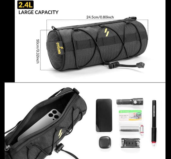 ROCKBROS Fahrradtasche Fahrrad Lenkertasche Aufbewahrungstasche Multifunktional