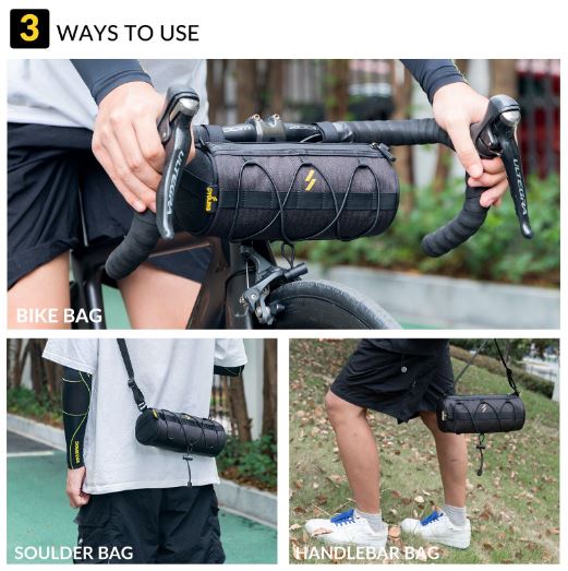 ROCKBROS Fahrradtasche Fahrrad Lenkertasche Aufbewahrungstasche Multifunktional