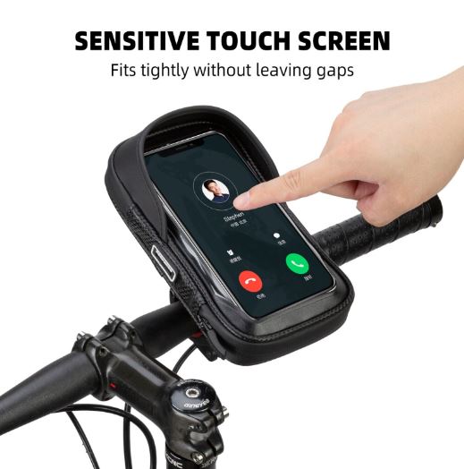 ROCKBROS Handytasche Fahrrad Rahmentasche Handyhalterung Lenkertasche für 6,2" Handy Motorrad
