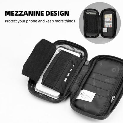 ROCKBROS Handytasche Fahrrad Rahmentasche Handyhalterung Lenkertasche für 6,2" Handy Motorrad