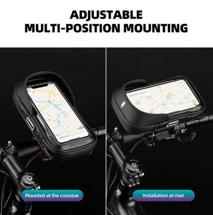ROCKBROS Handytasche Fahrrad Rahmentasche Handyhalterung Lenkertasche für 6,2" Handy Motorrad