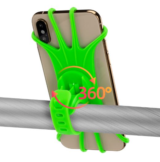 ROCKBROS Handyhalter Fahrrad 360° Drehbar Handyhalterung für 4.0-6.8" Smartphone