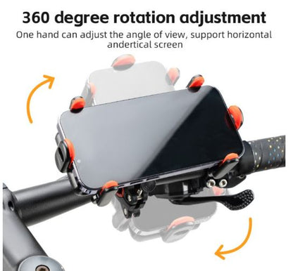 ROCKBROS Fahrrad Handyhalterung Motorrad Halter Lenker 360° Universal Smartphone