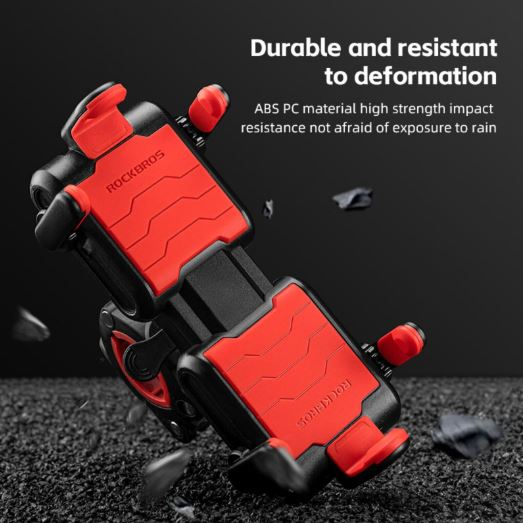 ROCKBROS Fahrrad Handyhalterung Motorrad Halter Lenker 360° Universal Smartphone