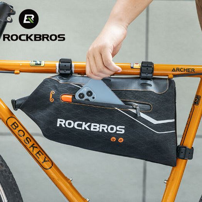 ROCKBROS Rahmentasche Oberrohrtasche Fahrrad Tasche für MTB Rennrad E-Bike 3,5L