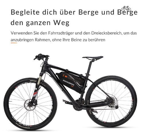 ROCKBROS Rahmentasche Oberrohrtasche Fahrrad Tasche für MTB Rennrad E-Bike 3,5L