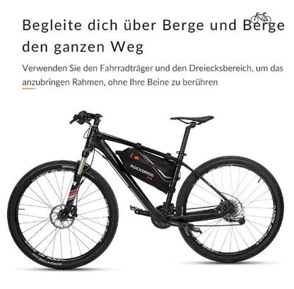 ROCKBROS Rahmentasche Oberrohrtasche Fahrrad Tasche für MTB Rennrad E-Bike 3,5L