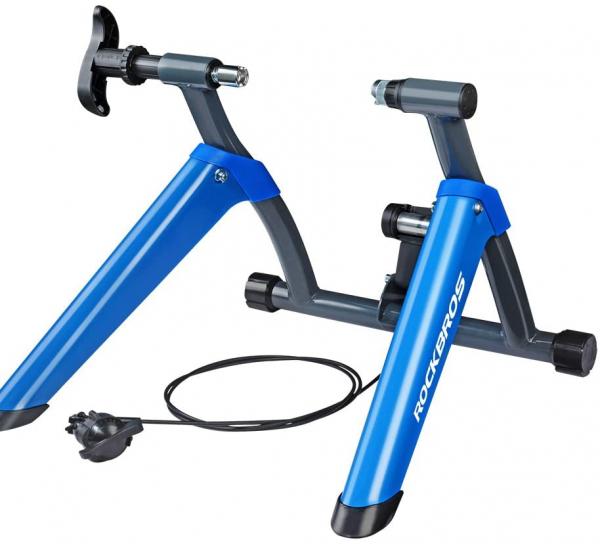 ROCKBROS Rollentrainer Heimtrainer Fahrradtrainer für Fahrrädder Kabel Kontroller 8 Stufen