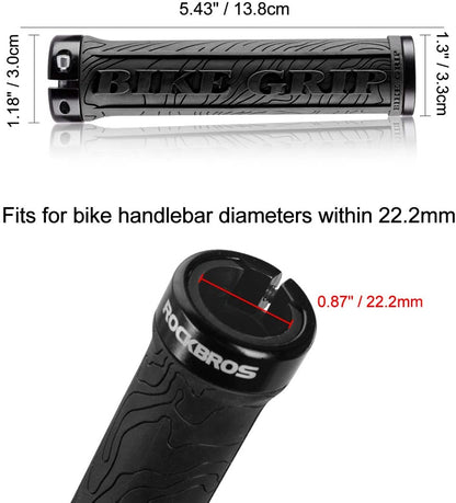 ROCKBROS Fahrrad Lenkergriffe 22mm Rutschfest