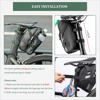 ROCKBROS C7-1 Fahrrad Satteltasche Mit Flaschenhalter Wasserdicht