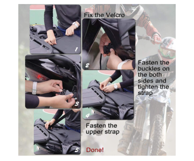 ROCKBROS AS-010 Motorradtasche Doppel Satteltaschen Wasserdicht  Ca.62L
