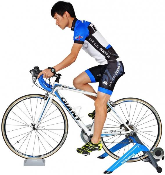 ROCKBROS Rollentrainer Heimtrainer Fahrradtrainer für Fahrrädder Kabel Kontroller 8 Stufen