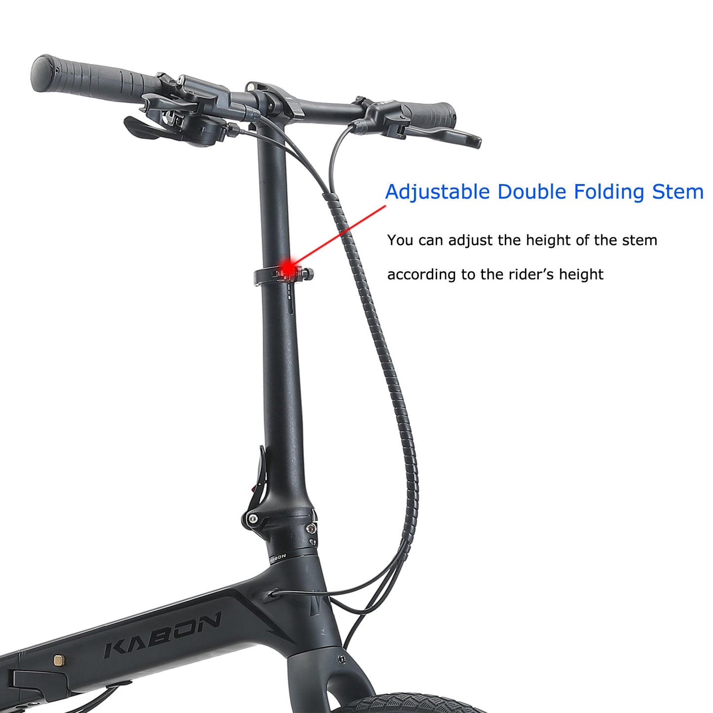 KABON City Faltrad Carbon Shimano Altus 9S 20 Zoll