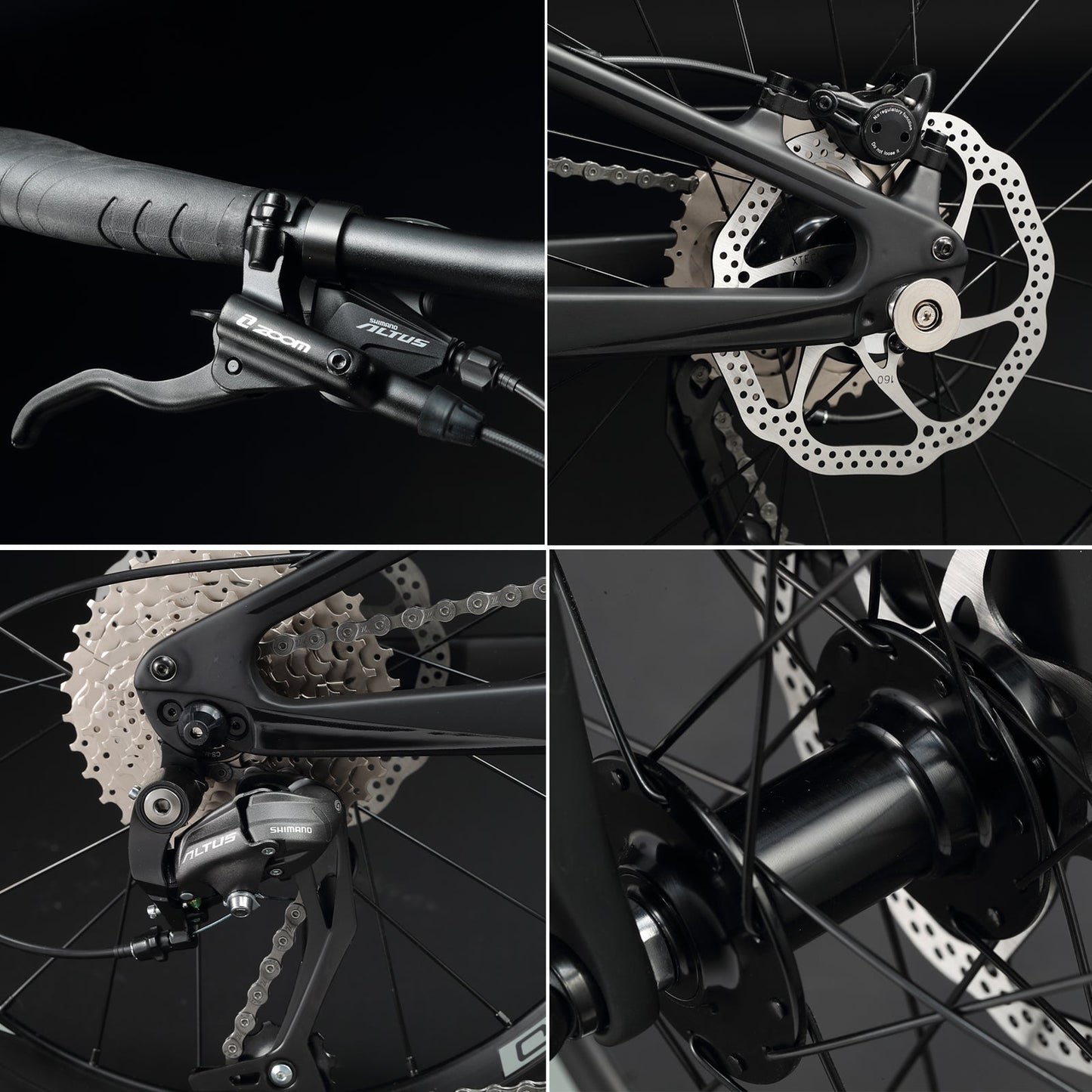 KABON City Faltrad Carbon Shimano Altus 9S 20 Zoll