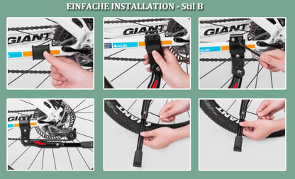 ROCKBROS Fahrradständer Höhenverstellbar Seitenständer Einstellbar 24-29 Zoll Alu