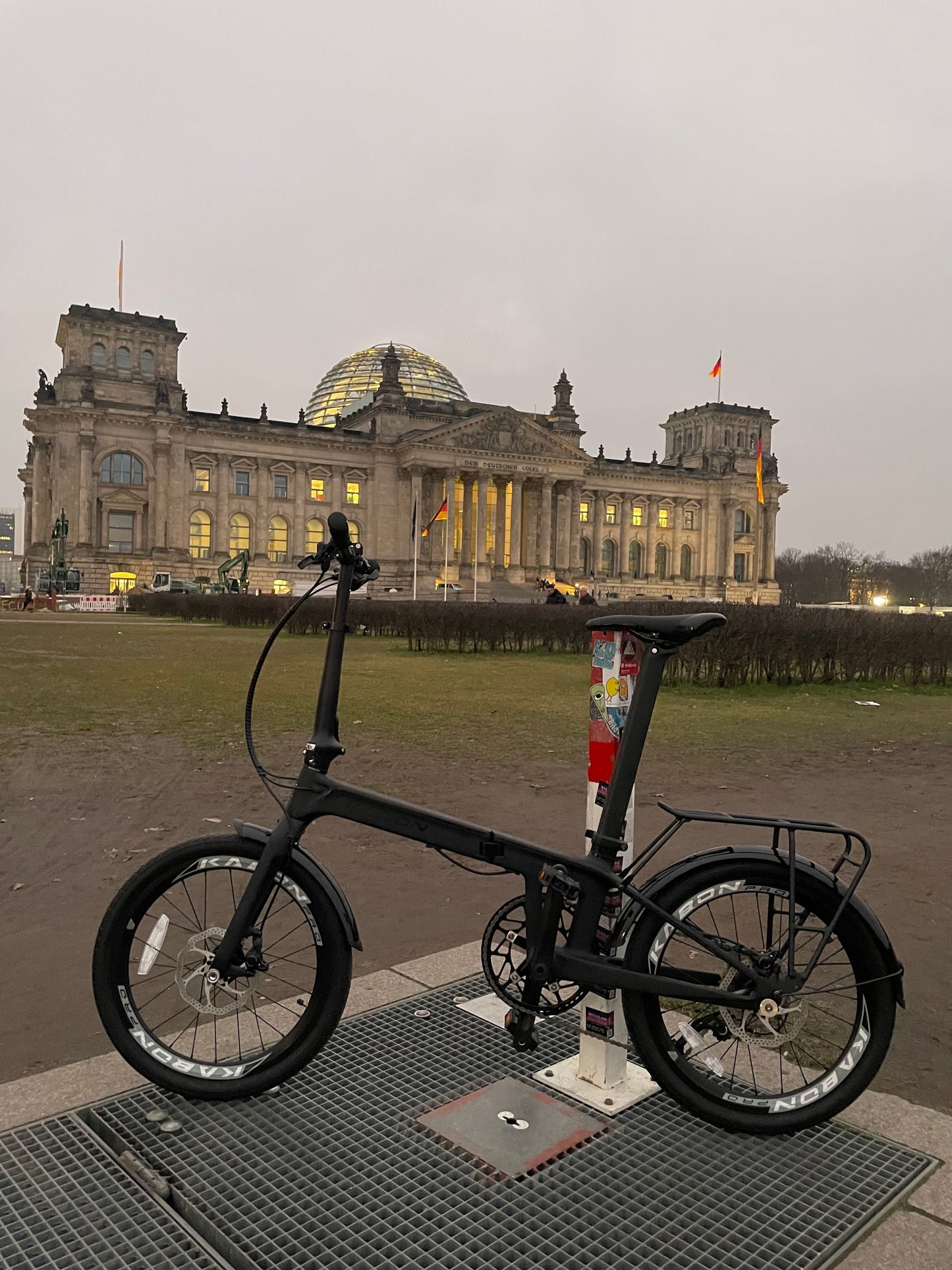 KABON City Faltrad Carbon Shimano Altus 9S 20 Zoll