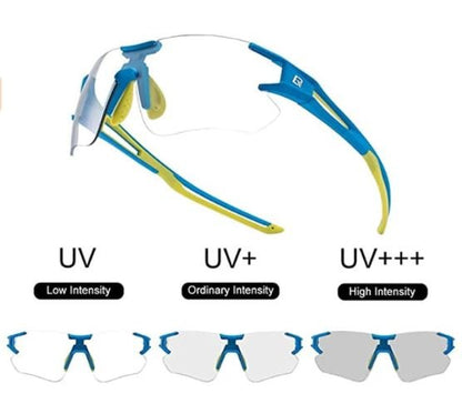 ROCKBROS 10125 Photochrome Fahrradbrille Transprante Selbsttönende