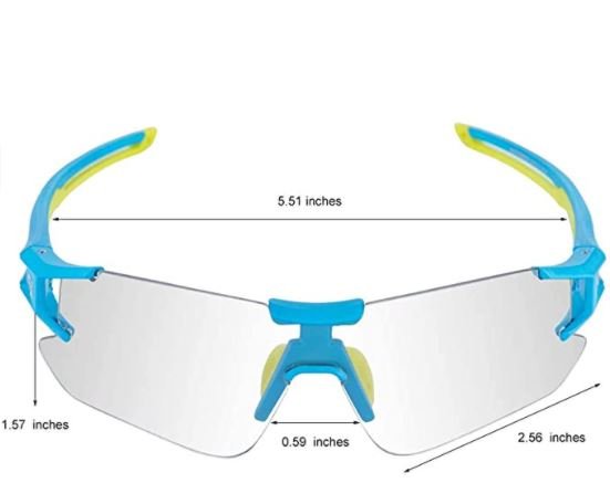 ROCKBROS 10125 Photochrome Fahrradbrille Transprante Selbsttönende