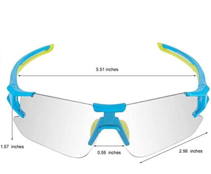 ROCKBROS 10125 Photochrome Fahrradbrille Transprante Selbsttönende
