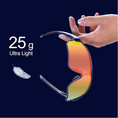 ROCKBROS 10134 Fahrradbrille Polarisiert Sonnenbrille mit UV400-Schutz
