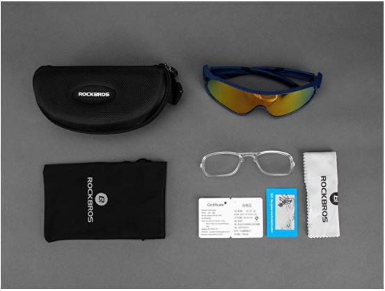 ROCKBROS 10134 Fahrradbrille Polarisiert Sonnenbrille mit UV400-Schutz