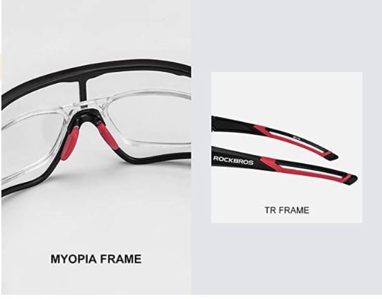 ROCKBROS 10135 Photochrome Fahrradbrille UV400 Transparent Selbsttönend