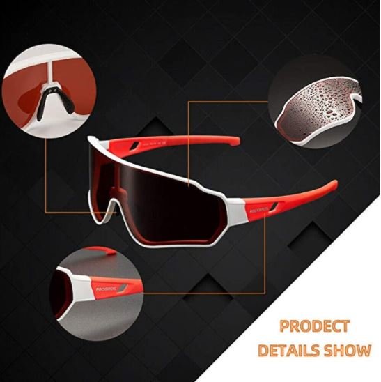 ROCKBROS 10162 Fahrradbrille Polarisierte Sonnenbrille