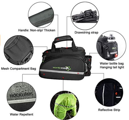 ROCKBROS A6-03BKK Gepäckträgertasche Satteltasche Reflektierend