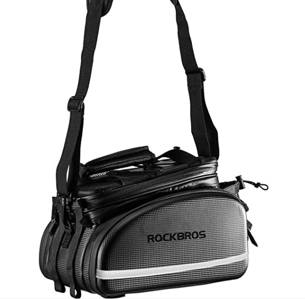 ROCKBROS A6-6 Fahrrad Hinter Gepäckträgertasche 10-35L Kameratasche