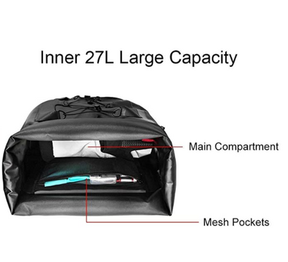 ROCKBROS AS-002-1 Hinterradtasche 100% Wasserdichte Gepäckträgertasche 27L