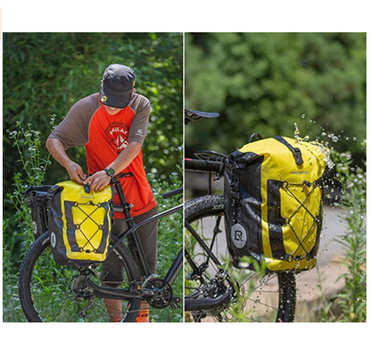 ROCKBROS AS-002-1 Hinterradtasche 100% Wasserdichte Gepäckträgertasche 27L
