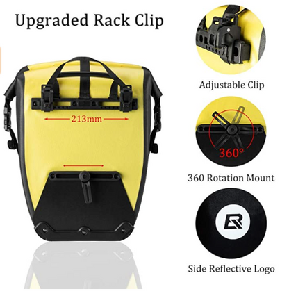 ROCKBROS AS-002-1 Hinterradtasche 100% Wasserdichte Gepäckträgertasche 27L