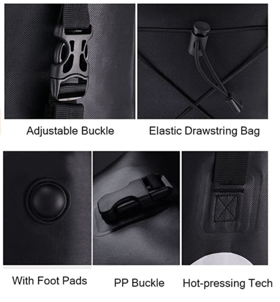ROCKBROS AS-002-1 Hinterradtasche 100% Wasserdichte Gepäckträgertasche 27L