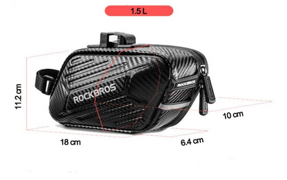 ROCKBROS B59 Fahrradsitz Satteltasche Wasserdicht ca.1.5L