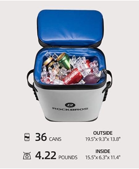 ROCKBROS BX-004 Kühltasche Wasserdicht Kühler 17L Isolierte Kühlbox