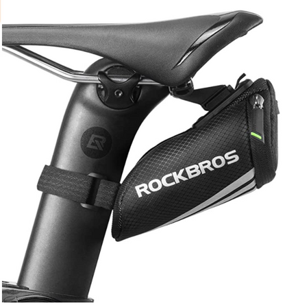 ROCKBROS C28 Satteltasche Fahrradsitz Tasche mit Befestigungsriemen/mit Halterung